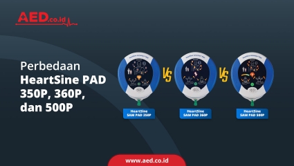 Perbedaan HeartSine Pad 350P, 360P, dan 500P 