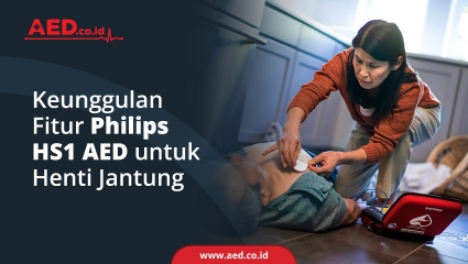 Keunggulan Fitur Philips HS1 AED untuk Henti Jantung 