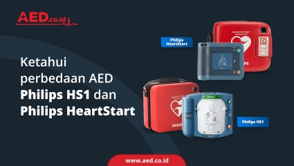 Ketahui perbedaan AED Philips HS1 dan Philips HeartStart 