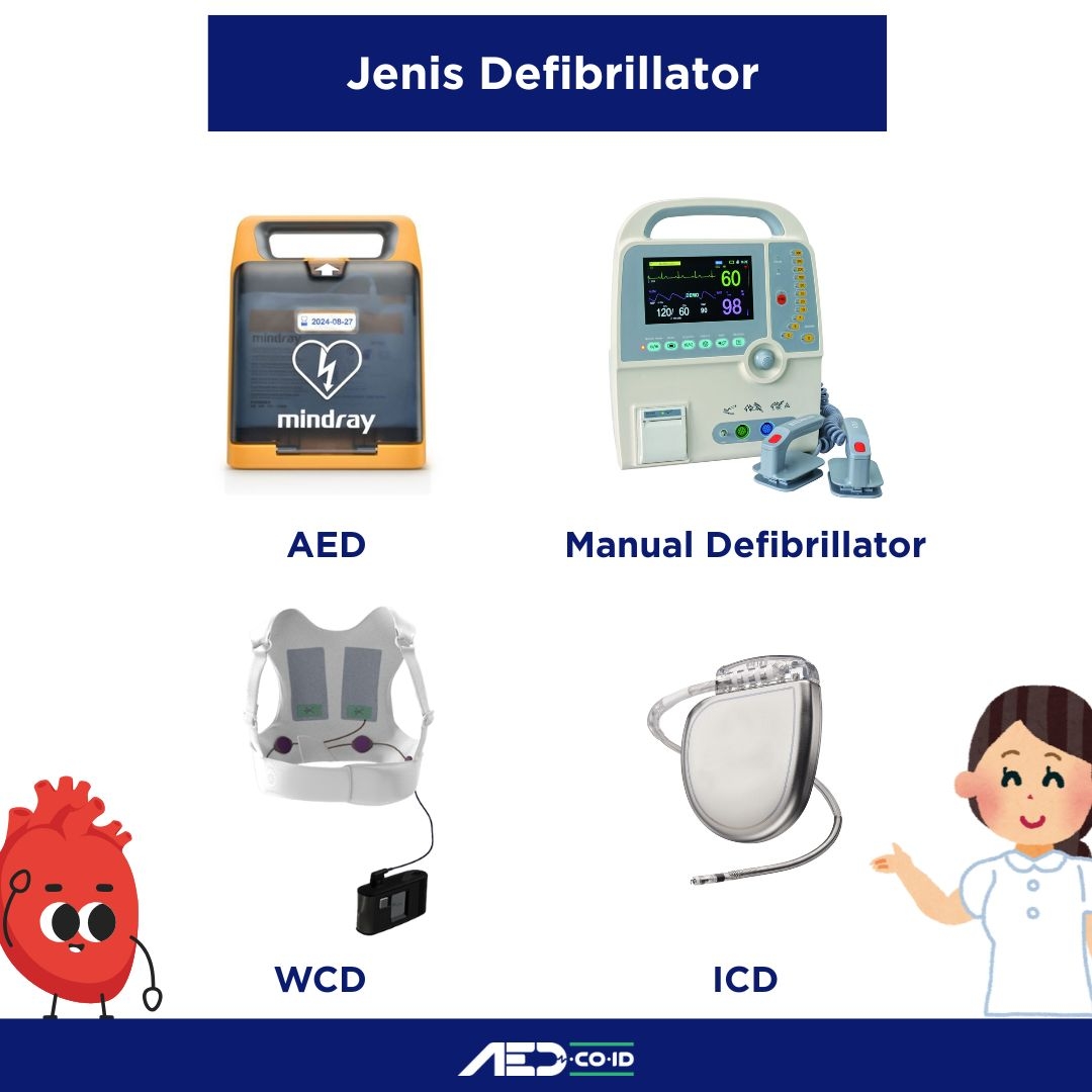 4 Jenis Defibrilator Medis