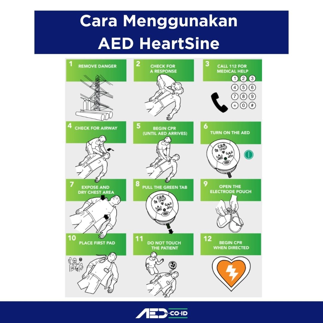 Cara Menggunakan AED Heartsine