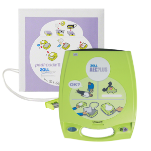 ZOLL AED Plus + Pedi Padz II (Electrode Pads for Pediatric)
